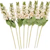 Sonoma Sage Home Set Of Eight Foxglove Artificial Flowers In White