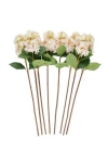 Sonoma Sage Home Set Of Eight Pink Hydrangea Artificial Flowers In Pink