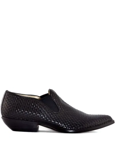 Sonora 30mm Leather Ankle Boots In Black