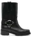 Sonora 40mm Dallas Biker Boots In Black