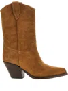 Sonora Brown Clara Ankle Boots In Brown