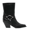 Sonora Stivaletti Atoka In Nappa Nera Donna In Black