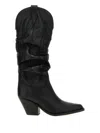 Sonora Black Ruidoso Slouchy Boots In Black
