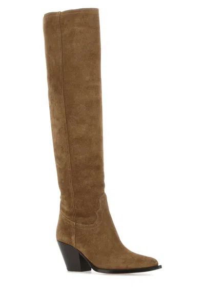 Sonora Biscuit Suede Acapulco Boots In Brown