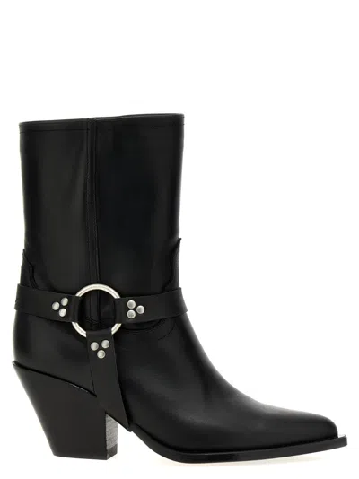 SONORA BLACK ATOKA BELT BOOTS