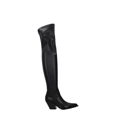 Sonora Black Leather Boot