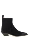 Sonora Hernan Ankle Boots Pointed Toe Pull Tab In Black