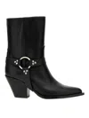 Sonora Stivaletti Atoka In Nappa Nera Donna In Black