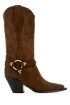 Sonora Stivali Santa Fe Belt In Pelle Scamosciata Marrone Donna In Brown