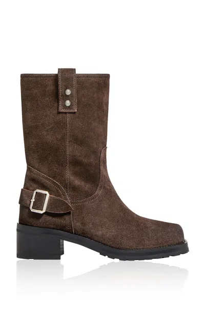 Sonora Dallas Suede Ankle Boots In Brown
