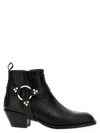 Sonora Dulce Belt Ankle Boots In Black