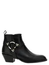 Sonora Dulce Belt Ankle Boots In Black