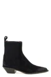 Sonora Hernan Ankle Boots Pointed Toe Pull Tab In Black