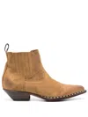 Sonora Stivaletti Hidalgo Mini In Pelle Scamosciata Cammello Donna In Neutrals