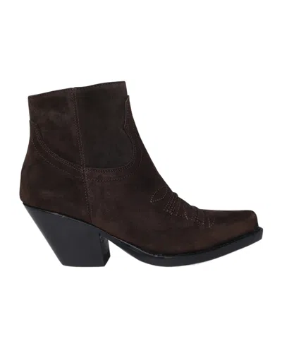 SONORA HIDALGO 85MM LEATHER ANKLE BOOTS
