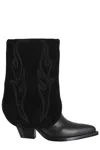 Sonora Rancho Reverse Ankle Boot In Black
