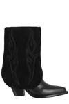 Sonora Rancho Reverse Ankle Boot In Black