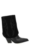 Sonora Rancho Reverse Ankle Boot In Black