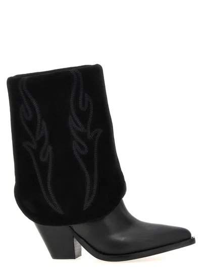 Sonora 'rancho Reverse' Boots In Black