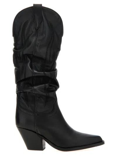 Sonora 'ruidoso Slouchy' Boots In Black
