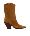 Sonora Brown Clara Ankle Boots In Brown