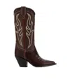 Sonora Santa Fe Leather Boots In Black