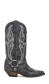Sonora Santa Fe Belt Boot In Black