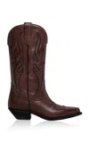 SONORA SANTA FE EMBROIDERED LEATHER WESTERN BOOTS