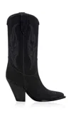 SONORA SANTA FE EMBROIDERED SUEDE WESTERN BOOTS