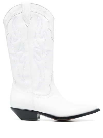 SONORA SANTA FE LEATHER WESTERN BOOTS