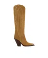 Sonora 90mm Suede Pointed-toe Boots In Brown