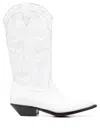 Sonora Santa Fe Leather Western Boots In Weiss