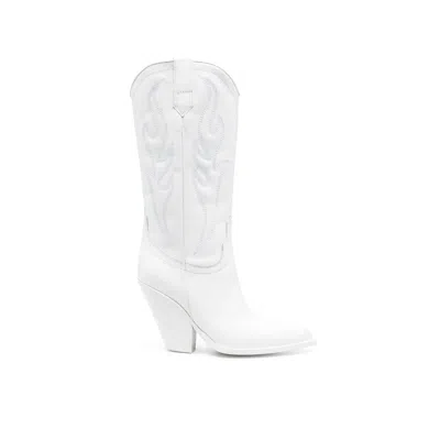 Sonora Santafe Cowboy Boots In White
