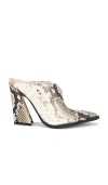 Sonora Santiago Mule In Natural Printed Python