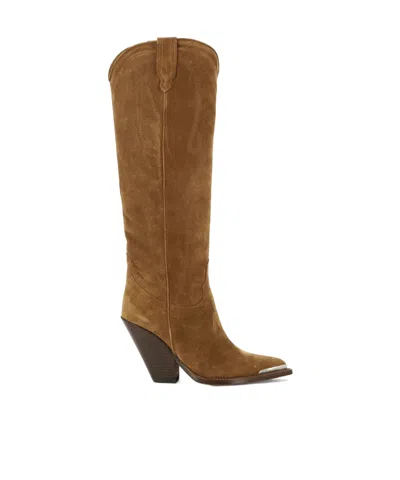 SONORA 90MM SUEDE POINTED-TOE BOOTS