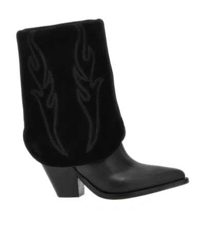 SONORA THICK HEELED SHORT BOOTS