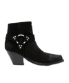 Sonora 60mm Jalapeno Belt Ankle Boots In Black