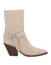 Sonora Atoka 70mm Suede Boots In Beige