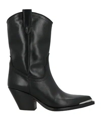 Sonora Woman Ankle Boots Black Size 6 Leather