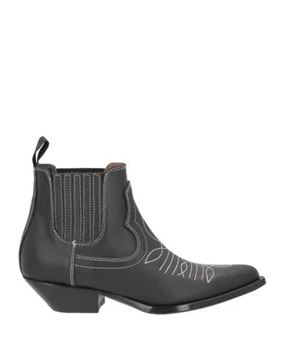 Sonora Woman Ankle Boots Black Size 6 Leather