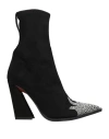 Sonora Woman Ankle Boots Black Size 7 Leather In Black