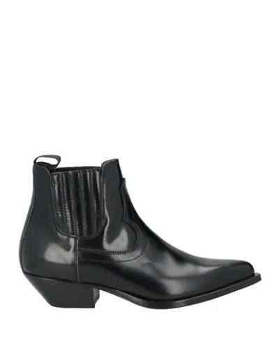 Sonora Woman Ankle Boots Black Size 8 Calfskin
