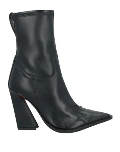 Sonora Woman Ankle Boots Black Size 8 Leather