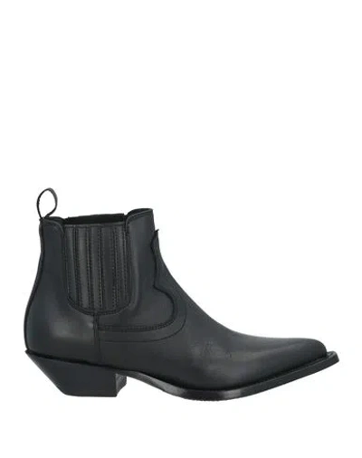 Sonora Woman Ankle Boots Black Size 8 Leather