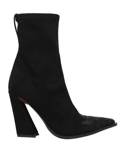 Sonora Woman Ankle Boots Black Size 8 Textile Fibers