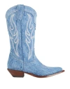 Sonora Denim Santa Fe Boots In Blue