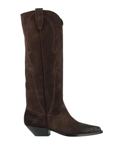 Sonora Woman Boot Chocolate Brown Size 7 Leather