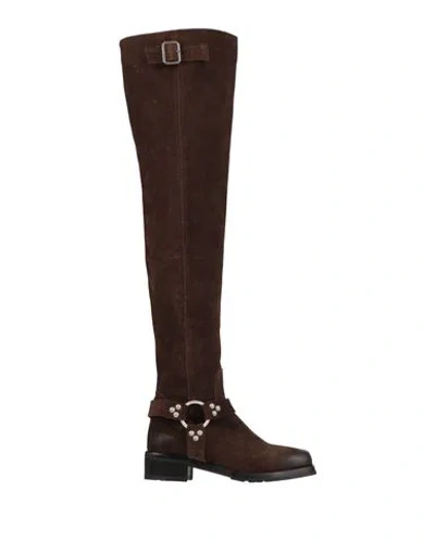 Sonora Woman Boot Dark Brown Size 8 Leather