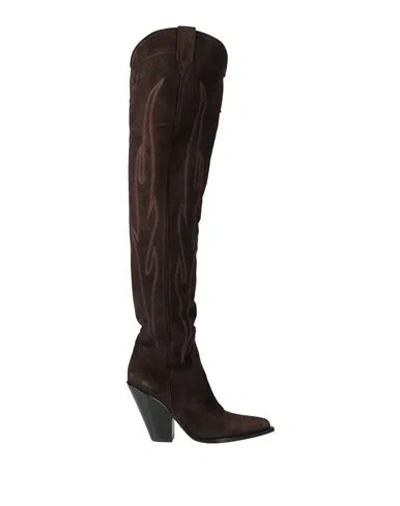 Sonora Woman Boot Dark Brown Size 9 Leather