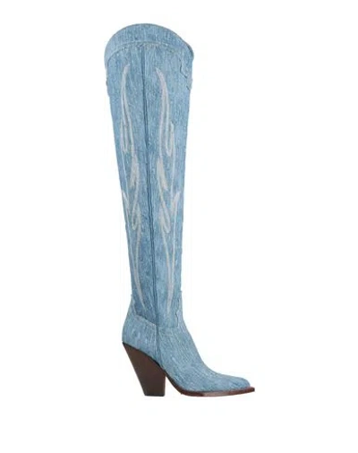 Sonora Woman Boot Light Blue Size 8 Textile Fibers